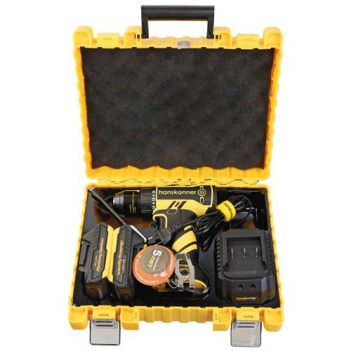 Аккумуляторный шуруповерт Hanskonner HCD1865 1BatterySystem-Tehinstrument