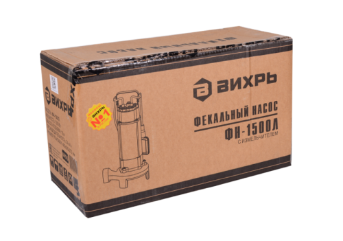 Фекальный насос Вихрь ФН-1500Л с измельчителем-Tehinstrument