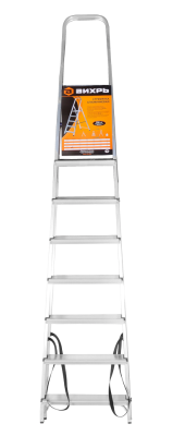 Стремянка алюминиевая ВИХРЬ СА 1х8-Tehinstrument