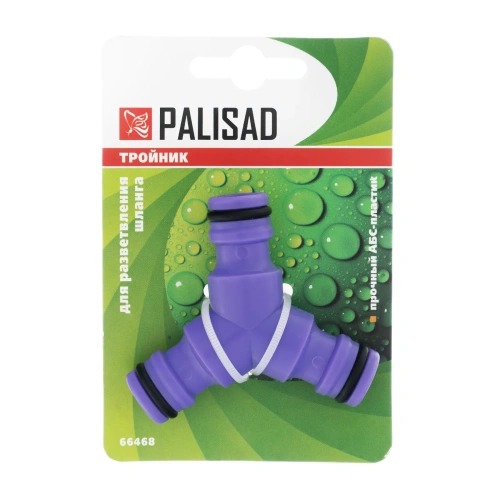 Тройник для разветвления или соединения, штуцерный, пластмассовый Palisad-Tehinstrument