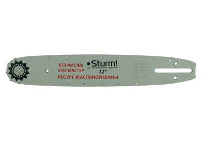 Пильная шина 12"  Sturm Паз 1,3мм, 3/8", 45 зв-Tehinstrument