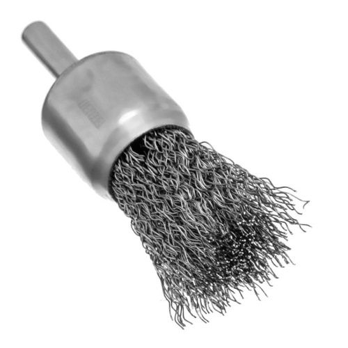 Набор щеток для дрели, 1 Плоская 50мм, 2 Чашки 25-50мм, шпилька, нерж. вит. проволока Denzel-Tehinstrument