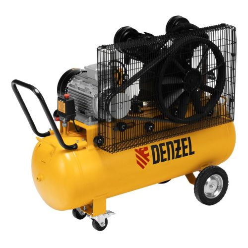 Компрессор воздушный ременной привод Denzel CV 4000-T/100-Tehinstrument