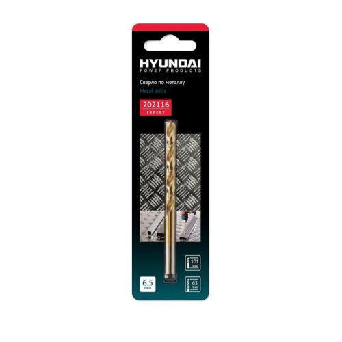 Сверло по металлу 6,5X101 мм Hyundai-Tehinstrument