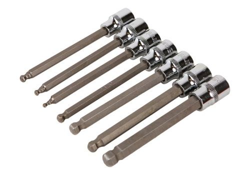 Набор головок HEX 3/8", 110мм, 7шт, наконечник шар, СrV  Sturm-Tehinstrument