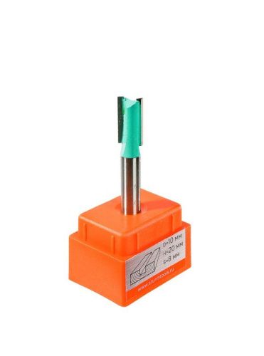 Фреза пазовая прямая с двойным лезвием dxhxl 10x20x57 мм, хв.8  Sturm-Tehinstrument