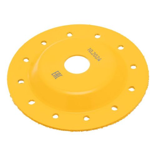 Чашка твёрдосплавная зачистная Denzel,125 мм, плоская, мелкое зерно #32-Tehinstrument