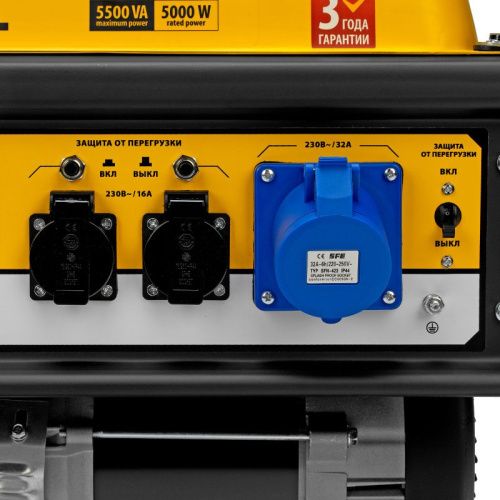 Генератор бензиновый  Denzel GE 6900-Tehinstrument