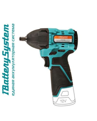 Аккумуляторный Гайковерт  Sturm CW1212BL 1BatterySystem12V-Tehinstrument