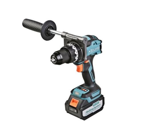 CD1655BLI Дрель аккумуляторная ударн.  Sturm, б/щ 18В, 1BatterySystem, 130Нм, 1х4.0Ач, кейс-Tehinstrument