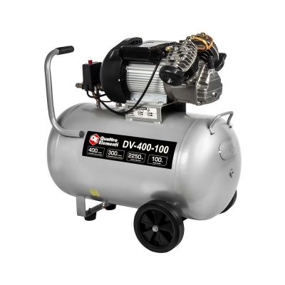 Компрессор поршневой масляный QUATTRO ELEMENTI DV-400-100-Tehinstrument