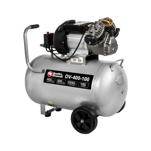 Компрессор поршневой масляный QUATTRO ELEMENTI DV-400-100-Tehinstrument
