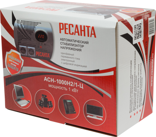 Стабилизатор напряжения серии LUX РЕСАНТА АСН-1000Н2/1-Ц-Tehinstrument