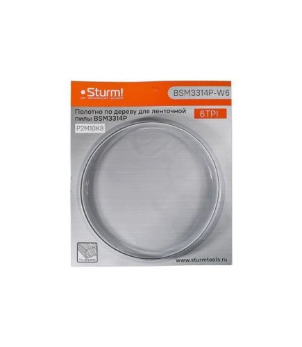 Полотно по дереву для BSM3314P, 1141x13x0,65мм, 6 TPI,  Sturm-Tehinstrument