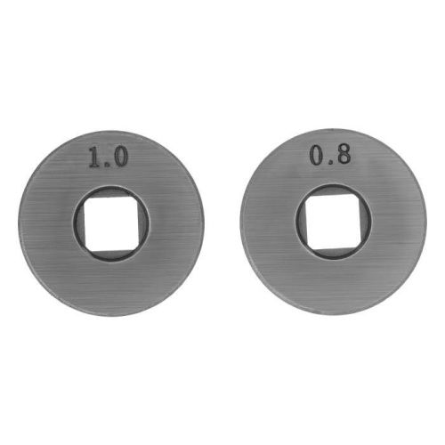 Подающий ролик, V профиль под стальную проволоку 0,8-1мм, посадка квадрат, 2 шт Denzel-Tehinstrument