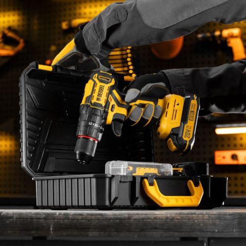 Бесщеточный аккумуляторный ударный шуруповерт Denzel CIDH-BL-20, Li-Ion, 20 В-Tehinstrument