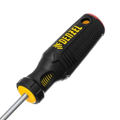 Отвертка, PH1х100 мм, S2, 3к рукоятка Denzel-Tehinstrument
