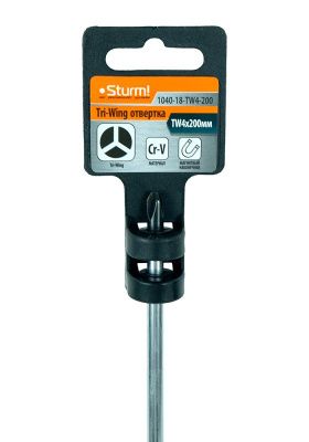 Отвертка Tri-Wing TW4x200мм, CrV, магнитный наконечник  Sturm-Tehinstrument