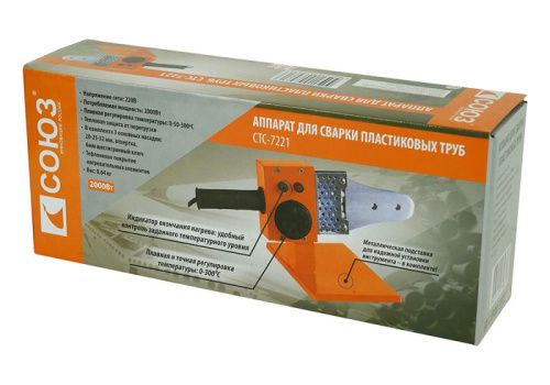 Аппарат для сварки пластиковых труб СОЮЗ СТС-7221-Tehinstrument
