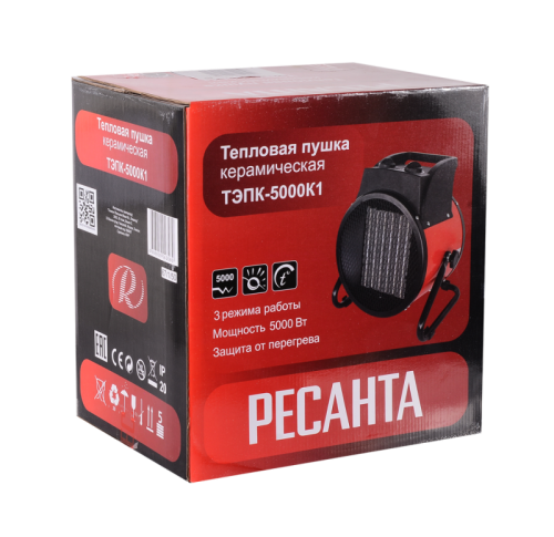 Электрическая тепловая пушка РЕСАНТА ТЭПК-5000K1-Tehinstrument