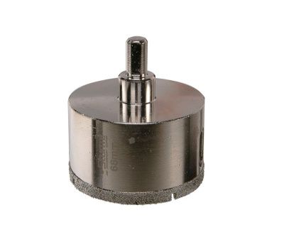 Коронка алмазная по керамограниту 68 х 70 мм,3гр. Хв., с центрир. Cверл.  Sturm-Tehinstrument