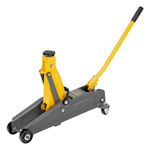 Домкрат гидравлический подкатной, 2 т, 135-385 мм, в пласт. кейсе Denzel-Tehinstrument