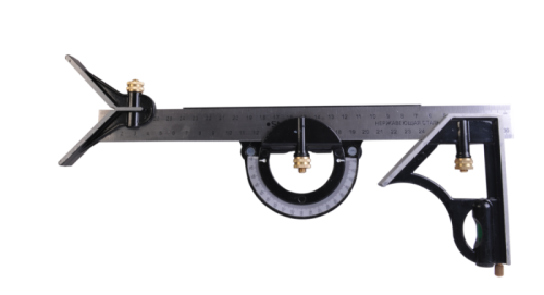 Угольник многофункциональный, 300 мм, уровень, транспортир, чертилка,  Sturm-Tehinstrument