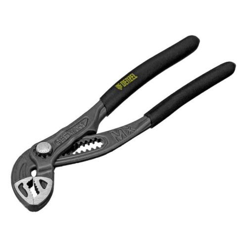 Клещи переставные, кнопочный механизм, обливные рукоятки, 180 мм Denzel-Tehinstrument