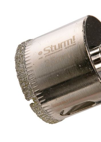 Коронка алмазн. По керам. Плитке и стеклу 35 х 55 мм с центрир. Сверл.  Sturm-Tehinstrument