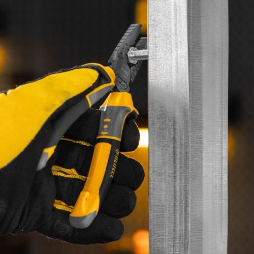 Плоскогубцы комбинированные 165 мм, трехкомпонентные рукоятки Denzel-Tehinstrument