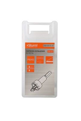 Коронка биметаллическая, 35 мм, по тонколистовому металлу, центрирующее сверло,  Sturm-Tehinstrument