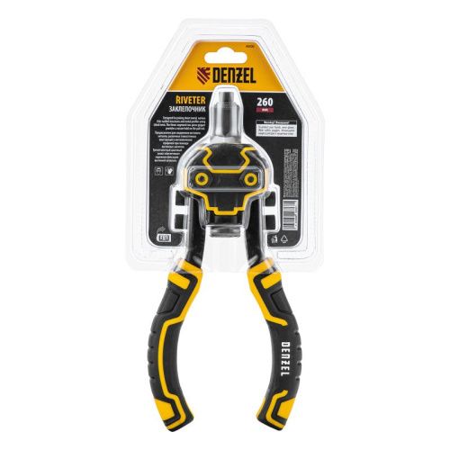 Заклепочник двуручный, заклепки 2,4-3,2-4,0-4,8-6,4 мм Denzel-Tehinstrument