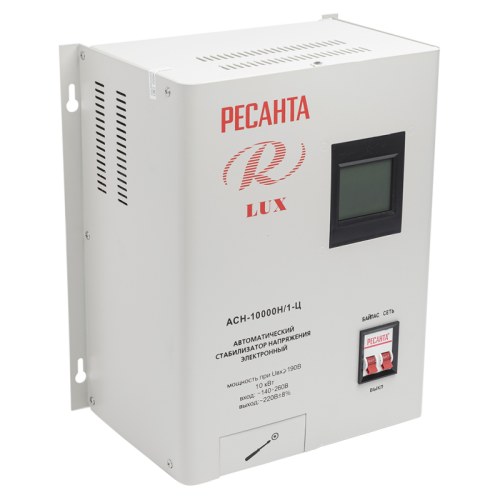 Стабилизатор напряжения серии LUX РЕСАНТА АСН-10000Н/1-Ц-Tehinstrument