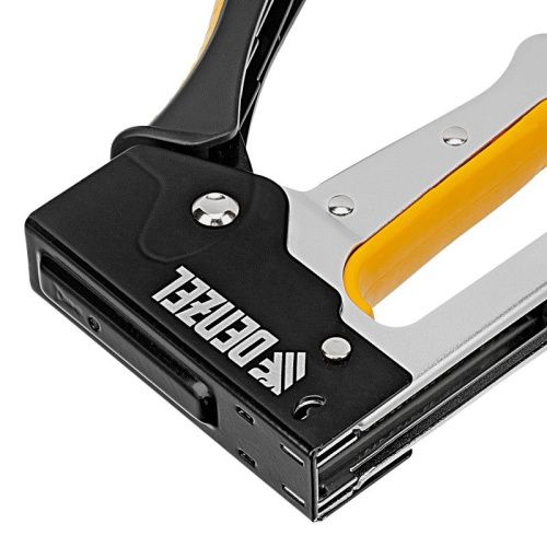 Степлер металлический, скобы в комплекте, 2К рукоятка, тип 53, 6-10 мм Denzel-Tehinstrument