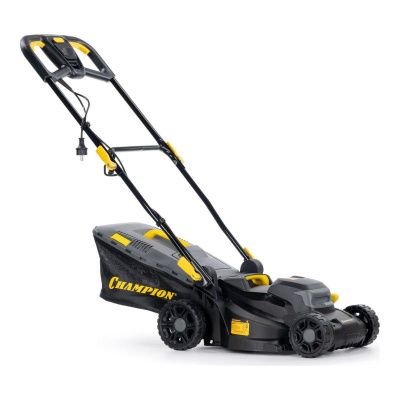 Газонокосилка эл. CHAMPION EM3414 (1,4 кВт травосб. 35л ширина 340мм 20-70мм, 10,7кг)-Tehinstrument