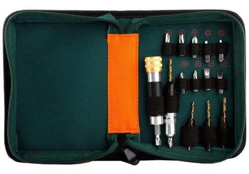 Набор сверел с адаптером для быстрой смены бит и сверел  Sturm-Tehinstrument