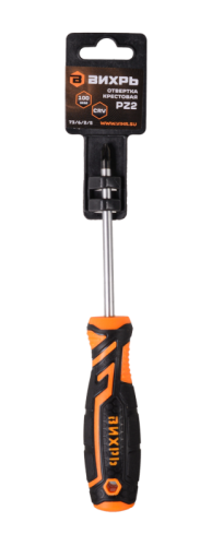 Отвёртка крестовая ВИХРЬ PZ2 100мм-Tehinstrument