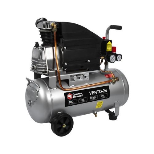 Компрессор поршневой масляный QUATTRO ELEMENTI VENTO-24-Tehinstrument