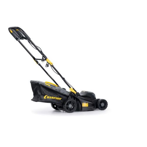 Газонокосилка эл. CHAMPION EM3414 (1,4 кВт травосб. 35л ширина 340мм 20-70мм, 10,7кг)-Tehinstrument