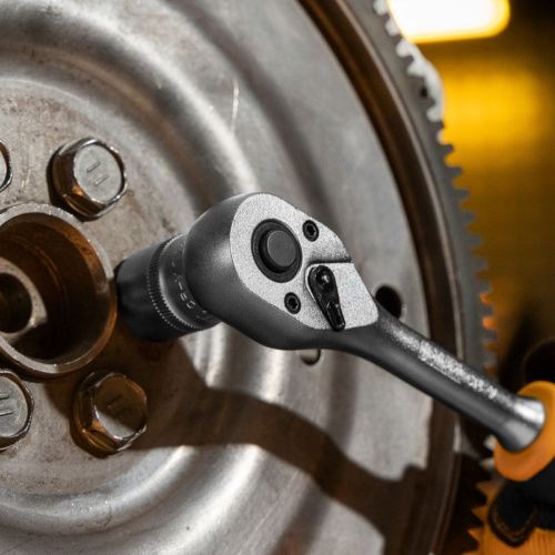 Ключ-трещотка 3/8", 90 зубьев, с быстрым сбросом, CrV Denzel-Tehinstrument
