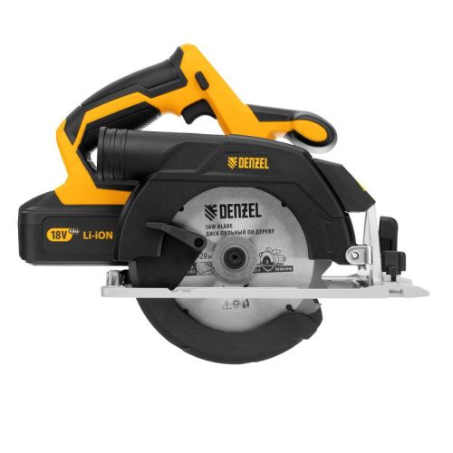 Пила циркулярная аккумуляторная бесщеточная Denzel CCS-165, 18В Li-Ion-Tehinstrument