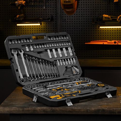 Набор инструментов 194 предмета Denzel, пластиковый кейс-Tehinstrument