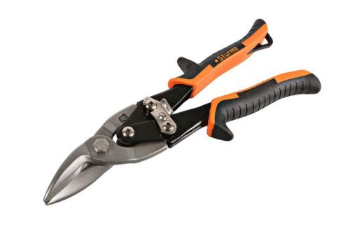 Ножницы по металлу, правый рез, 2-х рычажная система для облегчения реза,  Sturm-Tehinstrument