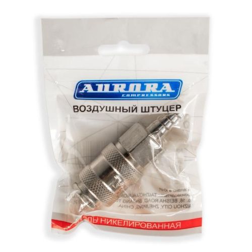 Штуцер мама ёлка d.10мм F, никелированная сталь, уп. 1шт, Aurora-Tehinstrument