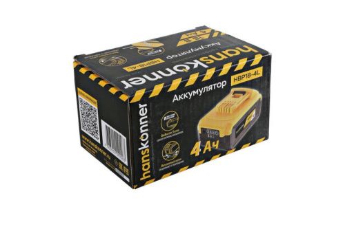 Аккумулятор для инструмента Hanskonner HBP18-4L Unibattery-Tehinstrument