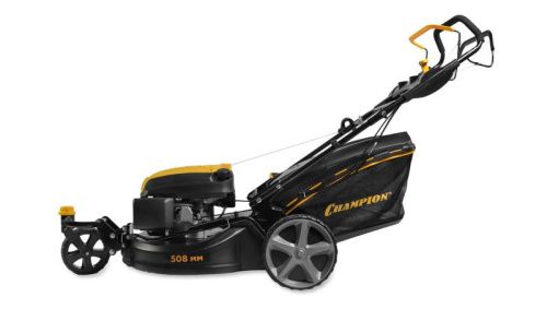 Газонокосилка CHAMPION LMZ5130/1 (3кВт привод 508мм 65л 25-75мм 1рычаг/6, 37кг4в1 3колеса1разблок)-Tehinstrument
