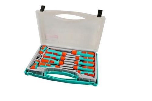 Набор отверток 11 предметов, пластиковый кейс, CrV,  Sturm-Tehinstrument