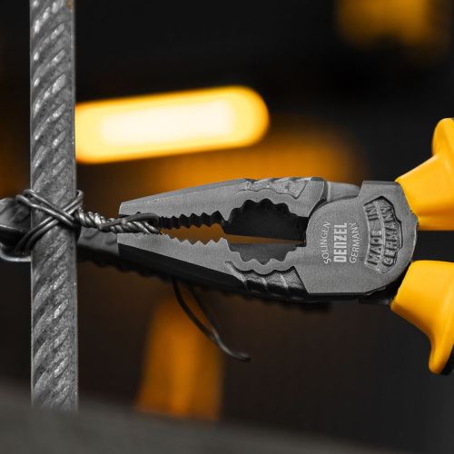 Плоскогубцы комбинированные 205 мм, трехкомпонентные рукоятки Denzel-Tehinstrument