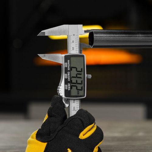 Штангенциркуль, 150 мм, электронный, большой дисплей, с глубиномером Denzel-Tehinstrument