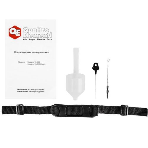 Краскопульт электрический QUATTRO ELEMENTI Maestro W-600 Flexio  с выносным компрессором-Tehinstrument